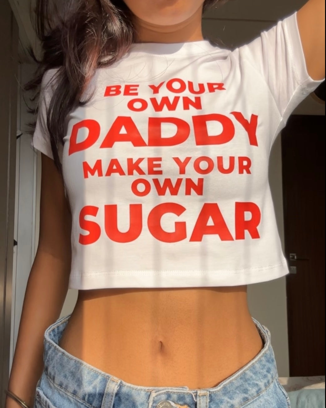 Be Your Own Daddy Baby Tee-thumbmail-2